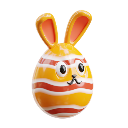 Easter bunny  3D Icon