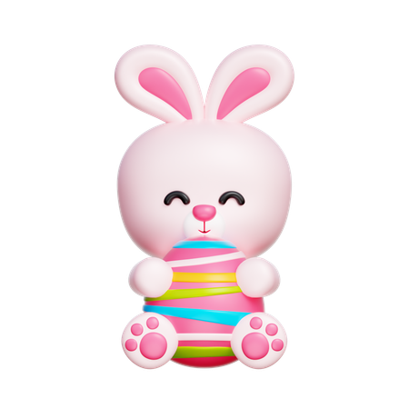 Easter Bunny  3D Icon