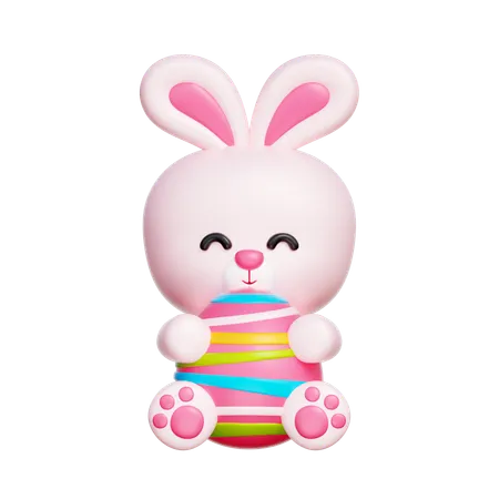 Easter Bunny  3D Icon