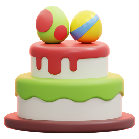 Easter Cake  3D Icon