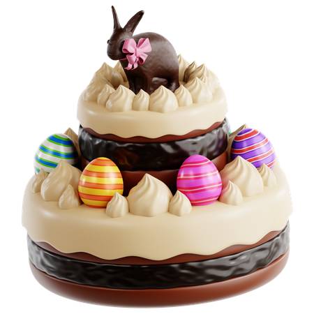 Easter Cake  3D Icon