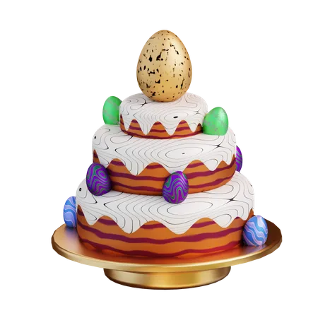 Easter Cake  3D Icon