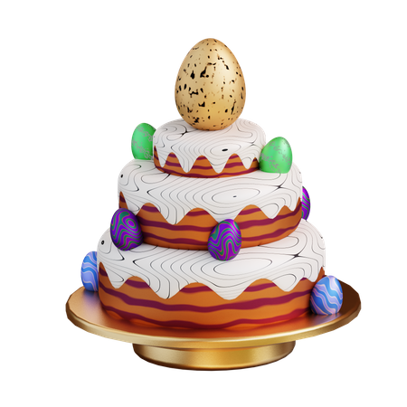 Easter Cake  3D Icon