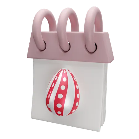 Easter calendar  3D Icon