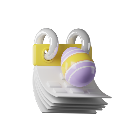 Easter Calendar  3D Icon