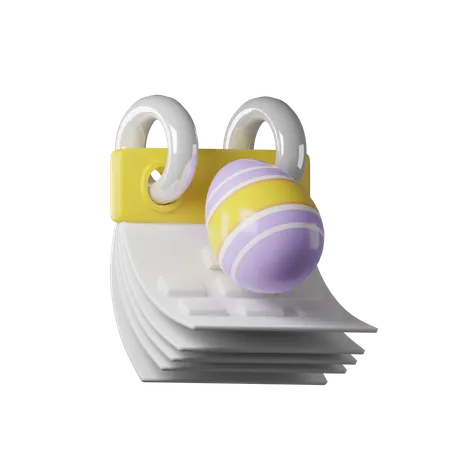 Easter Calendar  3D Icon