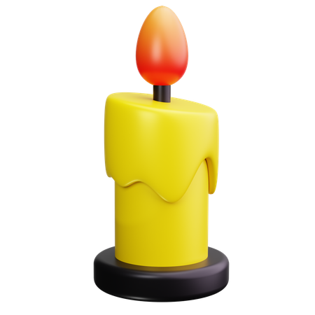 Easter Candle  3D Icon