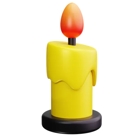 Easter Candle  3D Icon