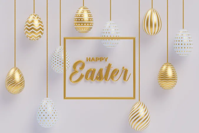 Easter celebration  3D Icon