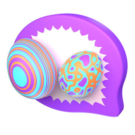 Easter Chat  3D Icon
