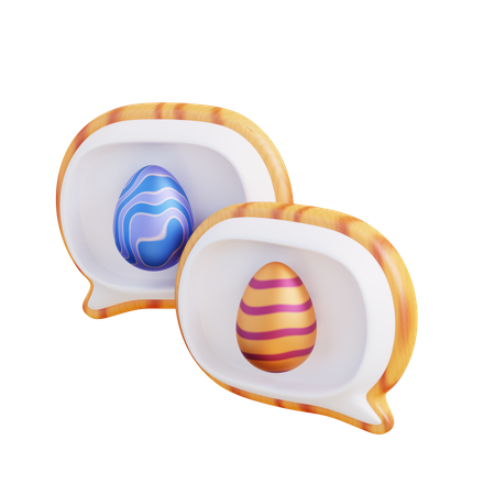 Easter Chat  3D Icon