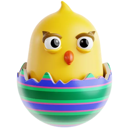Easter Chick  3D Icon