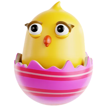 Easter Chick  3D Icon