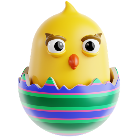 Easter Chick  3D Icon