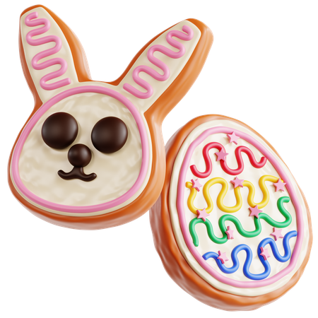 Easter Cookies  3D Icon