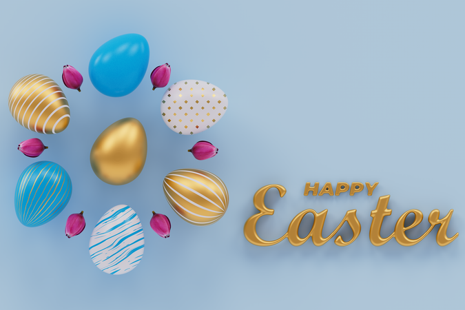 Easter day  3D Icon