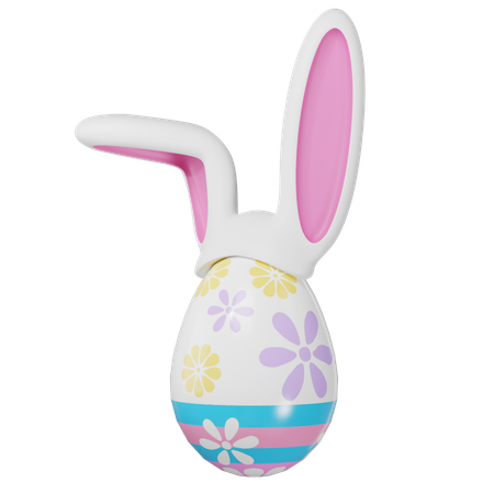 Easter day egg  3D Icon