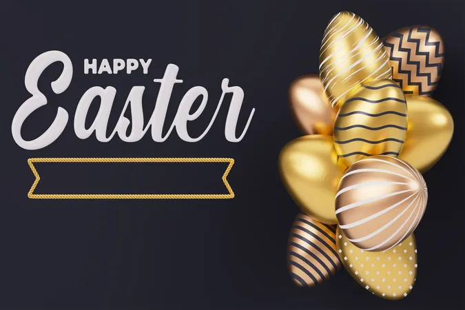 Easter decoration  3D Icon