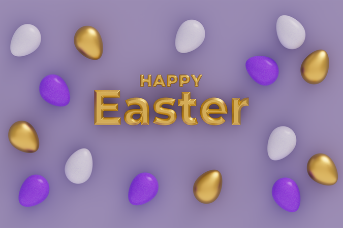 Easter decoration  3D Icon