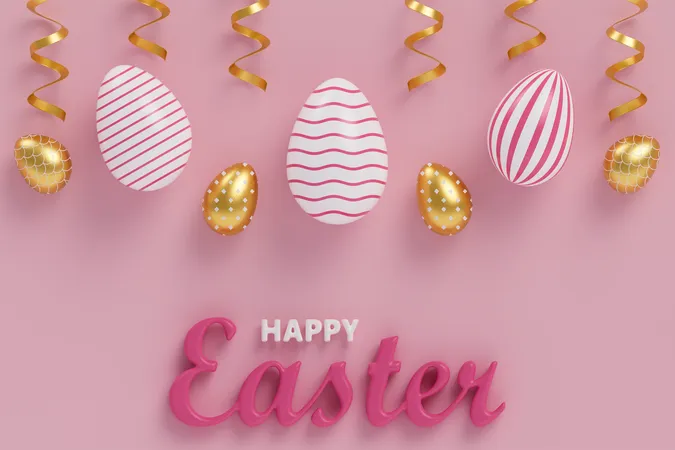 Easter decoration  3D Icon