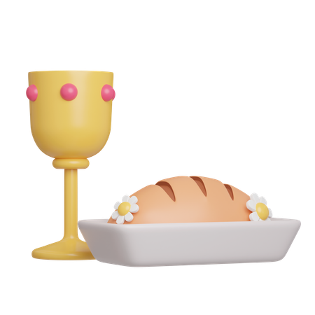 Easter Dinner  3D Icon