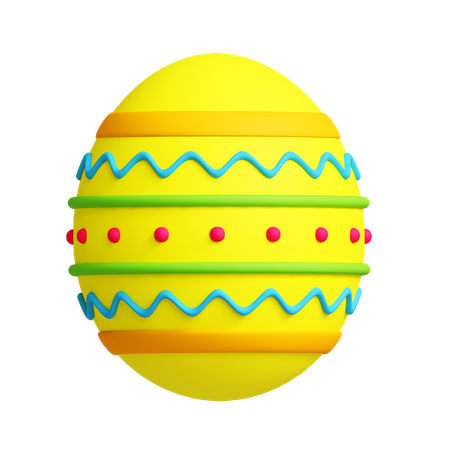 イースターエッグ1  3D Icon
