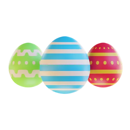 3 D Easter Egg Illustration 3D Icon
