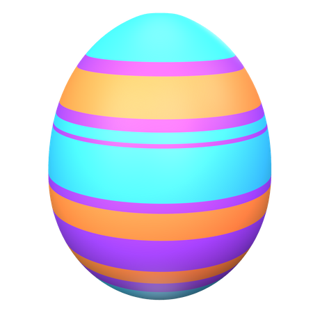 Easter Egg  3D Icon