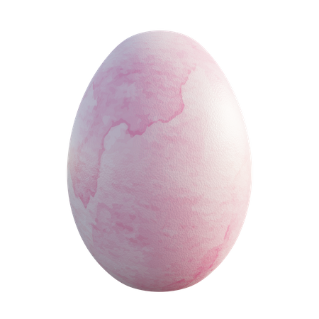 Easter egg  3D Illustration