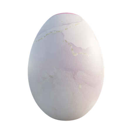 Easter egg  3D Illustration