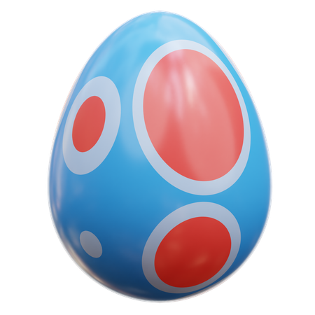 Easter Egg 3D Illustration