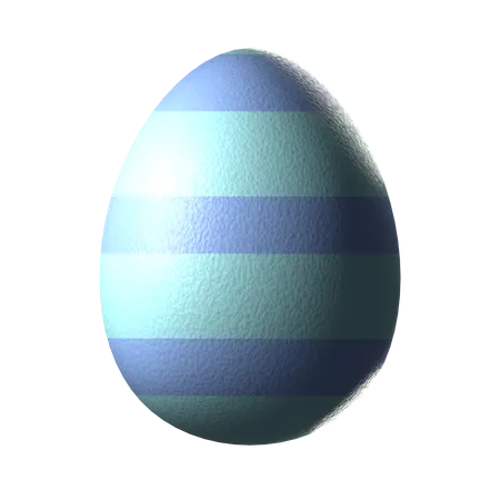 High Quality 3 D Easter Egg Icon 3D Icon