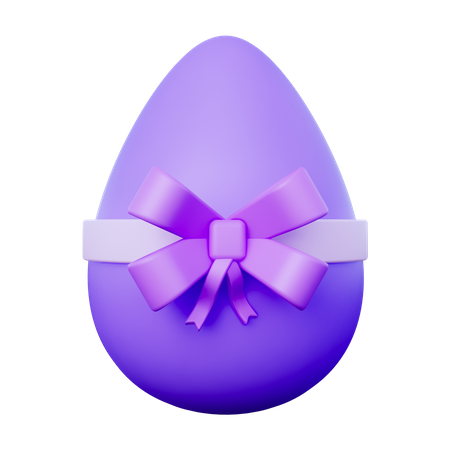 Easter Egg Decoration  3D Icon