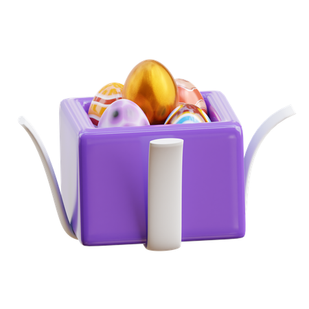 Easter egg gift  3D Icon