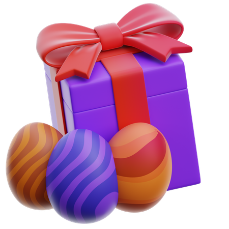 Easter Egg Gift  3D Icon