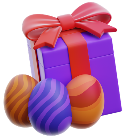 Easter Egg Gift  3D Icon