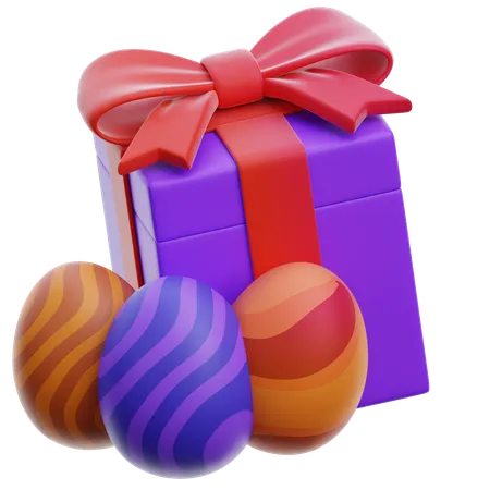 Easter Egg Gift  3D Icon