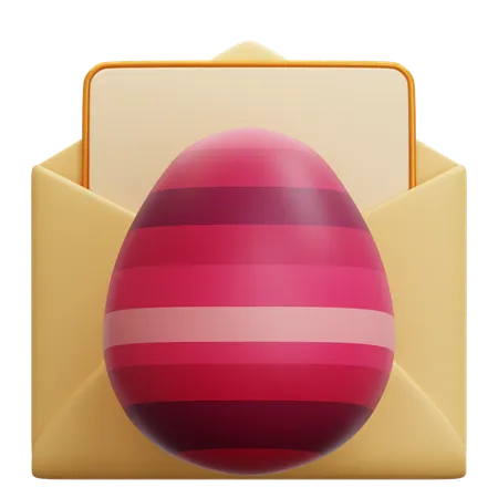 Easter Egg Invitation  3D Icon