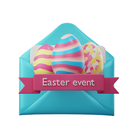 Easter Egg Invitation  3D Icon