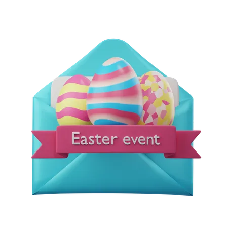 Easter Egg Invitation  3D Icon