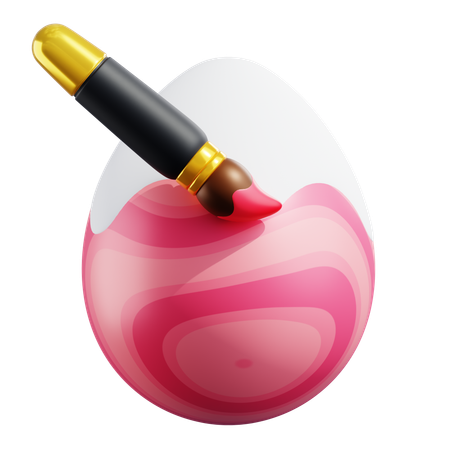 Easter Egg Painting  3D Icon