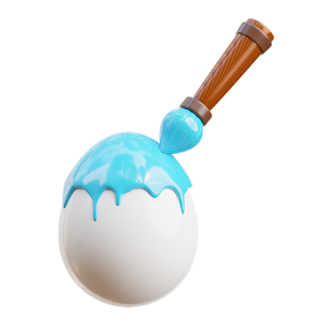 Easter egg painting  3D Icon