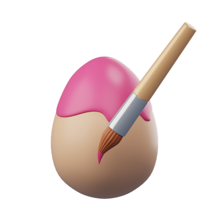 Easter Egg Painting  3D Icon