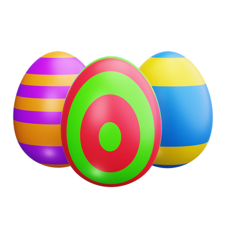 Easter Egg Roll  3D Icon