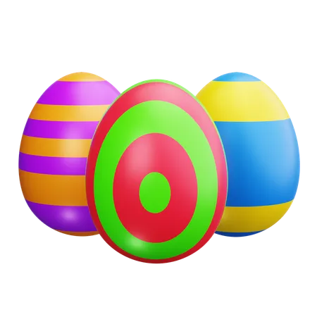 Easter Egg Roll  3D Icon