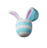 Easter Egg With Ear Rabbit