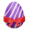 Easter Egg With Ribbon