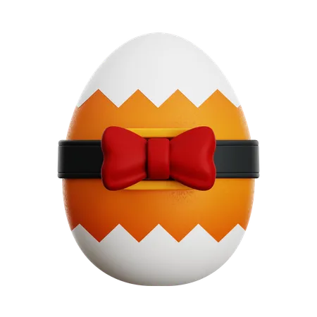 EASTER EGG WITH RIBBON TIE  3D Icon