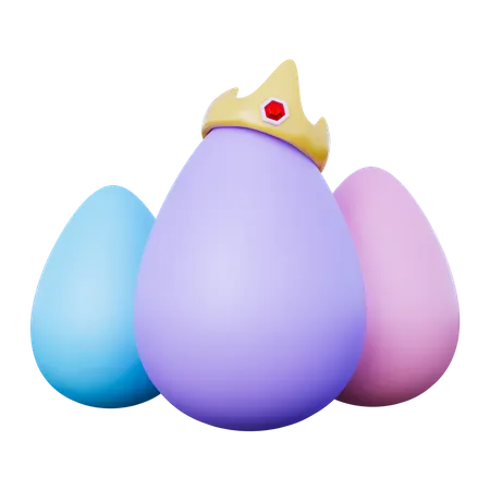 Easter Eggs  3D Icon