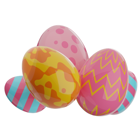 Easter Eggs  3D Icon